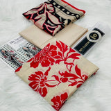 Bin Naeem Platinum Digital Lawn – 3 Piece Unstitched Suit | Scarlet Bloom