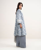 SAPPHIRE Premium Lawn 3PC Unstitched Suit – Mist Grey